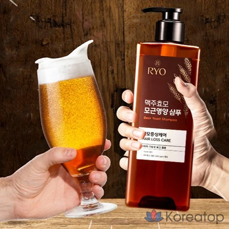 Питательный шампунь от выпадения волос Ryo с экстрактом пивных дрожжей, 600 мл, 1 шт.