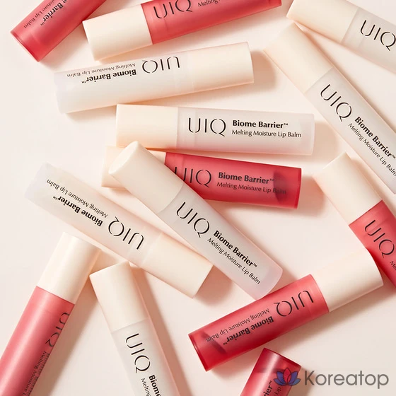 Увлажняющий бальзам для губ UIQ Biome Barrier Melting Moisture Lip Balm, розовый, 3,2 г, 1 шт., фото 7