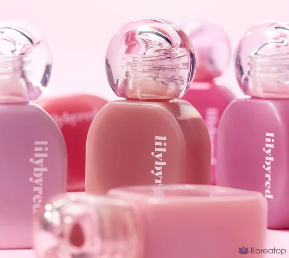 Тинт для губ Lilybyred Balming Dewy Lip Tint, 6 оттенков Topping Cherry, 1 шт., фото 4