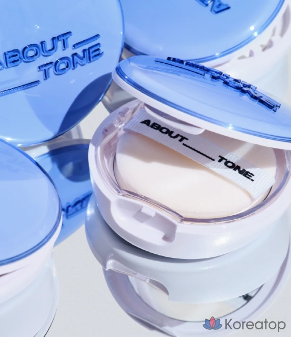 Пудра ABOUT TONE Air Fit Powder Pact, 8 г, белая, 1 шт.
