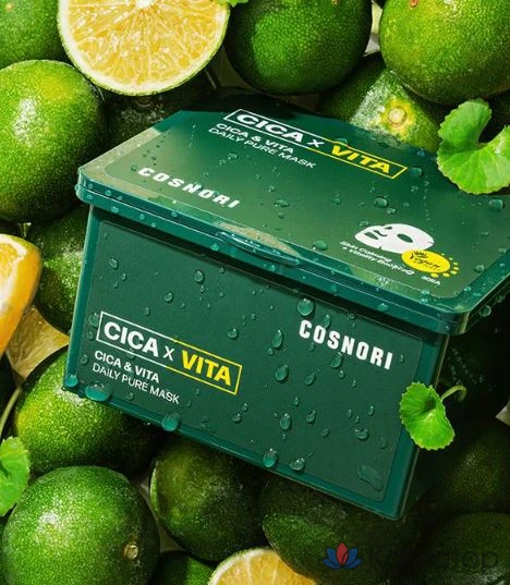 Маска для лица Cosnori Cica & Vita Daily Pure Mask, 30 штук, 4 упаковки, фото 5