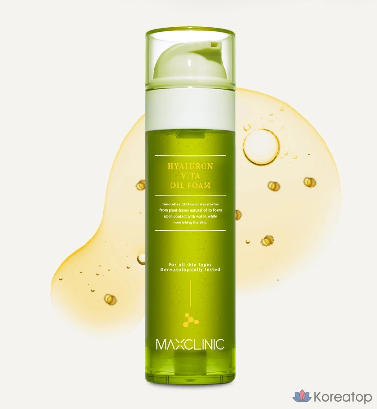 Пенка для умывания MAXCLINIC Hyaluronic Vita Oil Foam, 110 г, 1 шт.