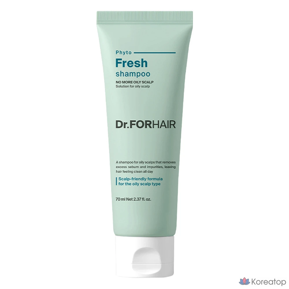 Шампунь Dr. For Hair Phyto Fresh для жирной кожи головы, 70 мл, 1 шт.