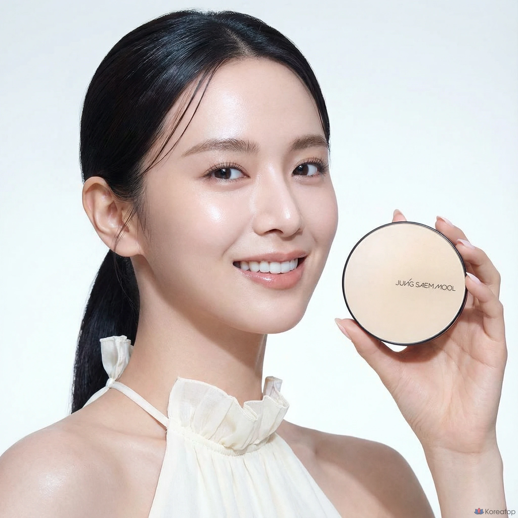 Тональный крем Jeong Saem Mool Essential Skin Nude Cushion 14 г + сменный блок 14 г, средний размер, 1 шт., фото 2
