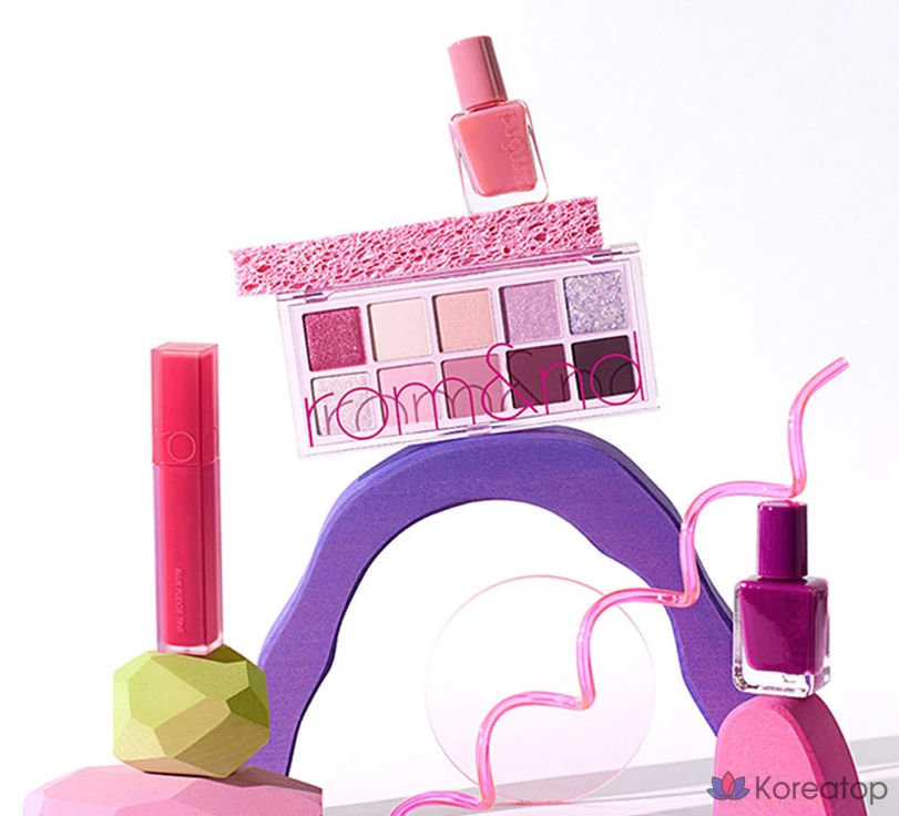 Палетка теней для век ROM&ND Better Than Palette, оттенок 07 Berry Fuchsia Garden, 1 шт., фото 2