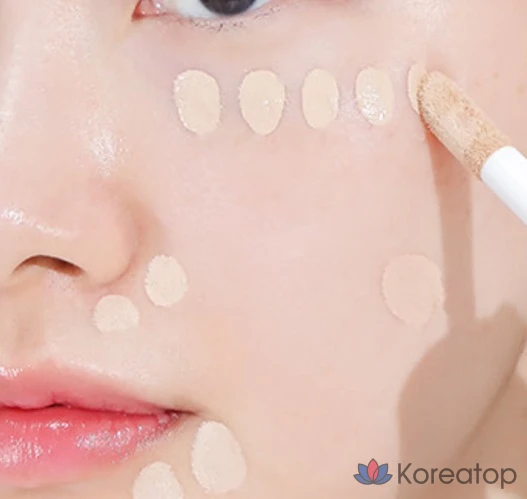 Консилер Luna Long-Lasting Full Cover Big Concealer, 40 г, 1 шт., № 1 Ваниль, фото 5