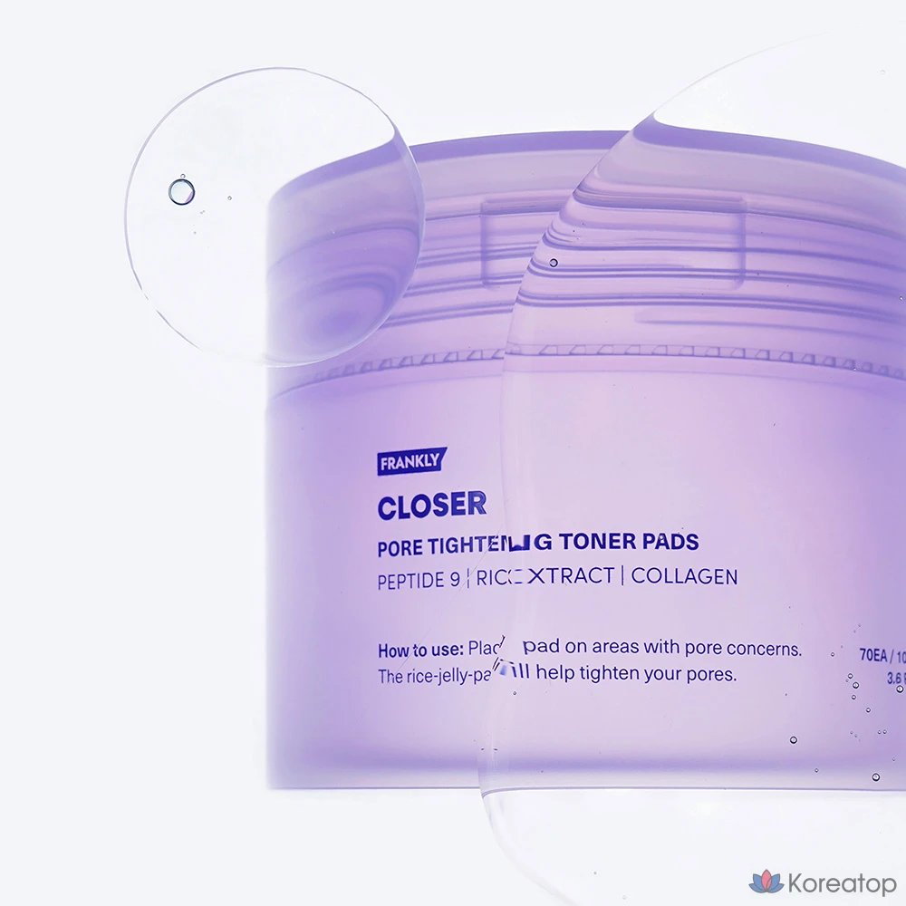 Тонер-подушечки Frankly Closer, 105 мл, 1 шт., 70 листов