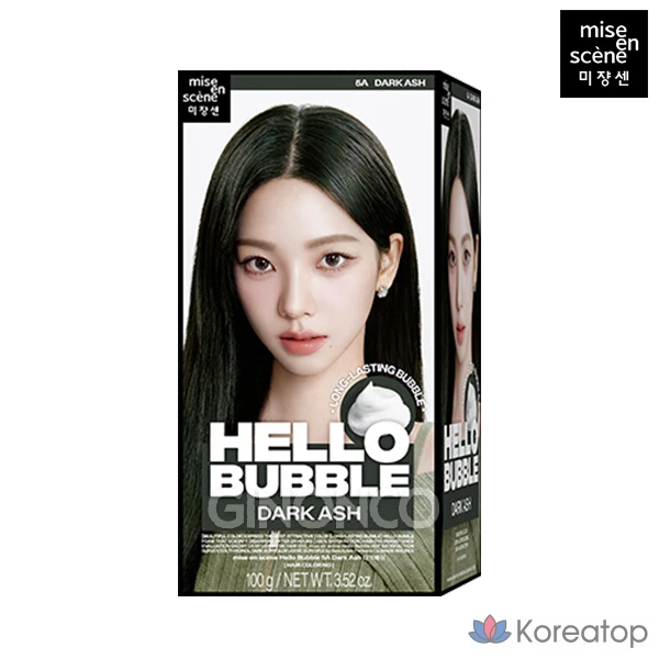Краска для волос Mise en Scene Hello Bubble, темно-пепельный цвет, 1 шт.