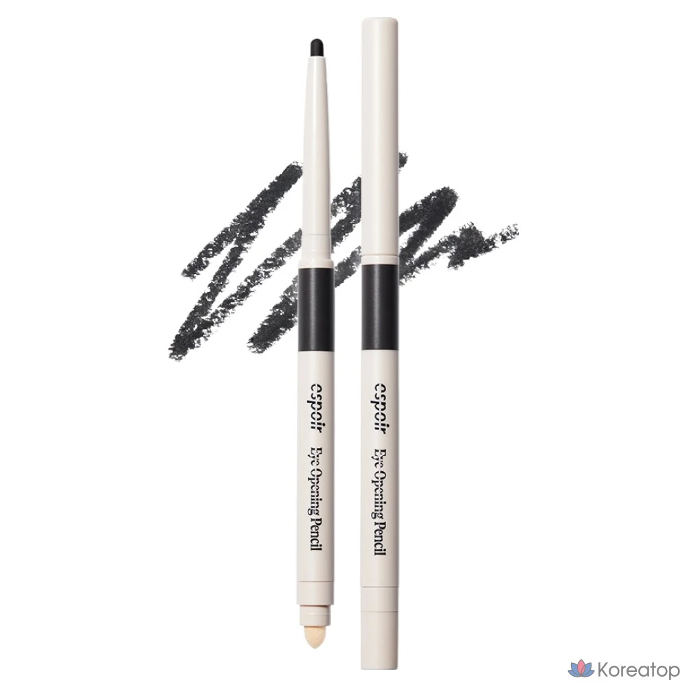 Подводка для глаз Espoir Eye Opening Pencil Liner, 0,3 г, 1 шт., оттенок Washed Black.