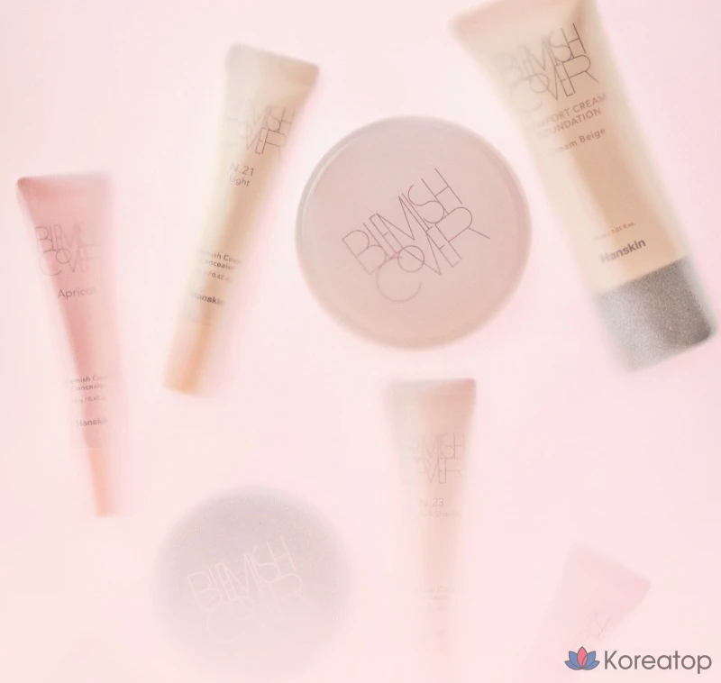 Тональный крем HANSKIN Blemish Cover Comfort Cream Foundation, 30 мл, 1 шт., кремово-бежевый.