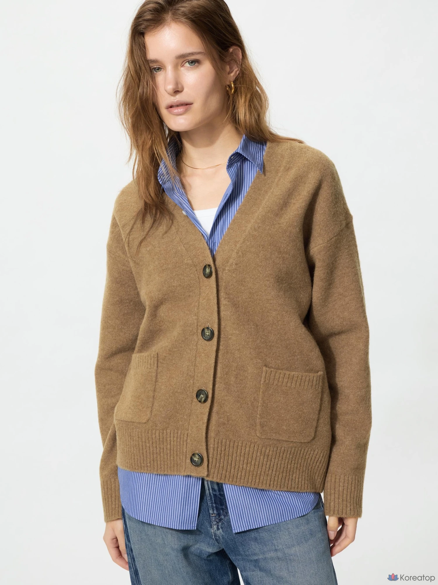 Кардиган Uniqlo Souffle Yarn Relax Cardigan
