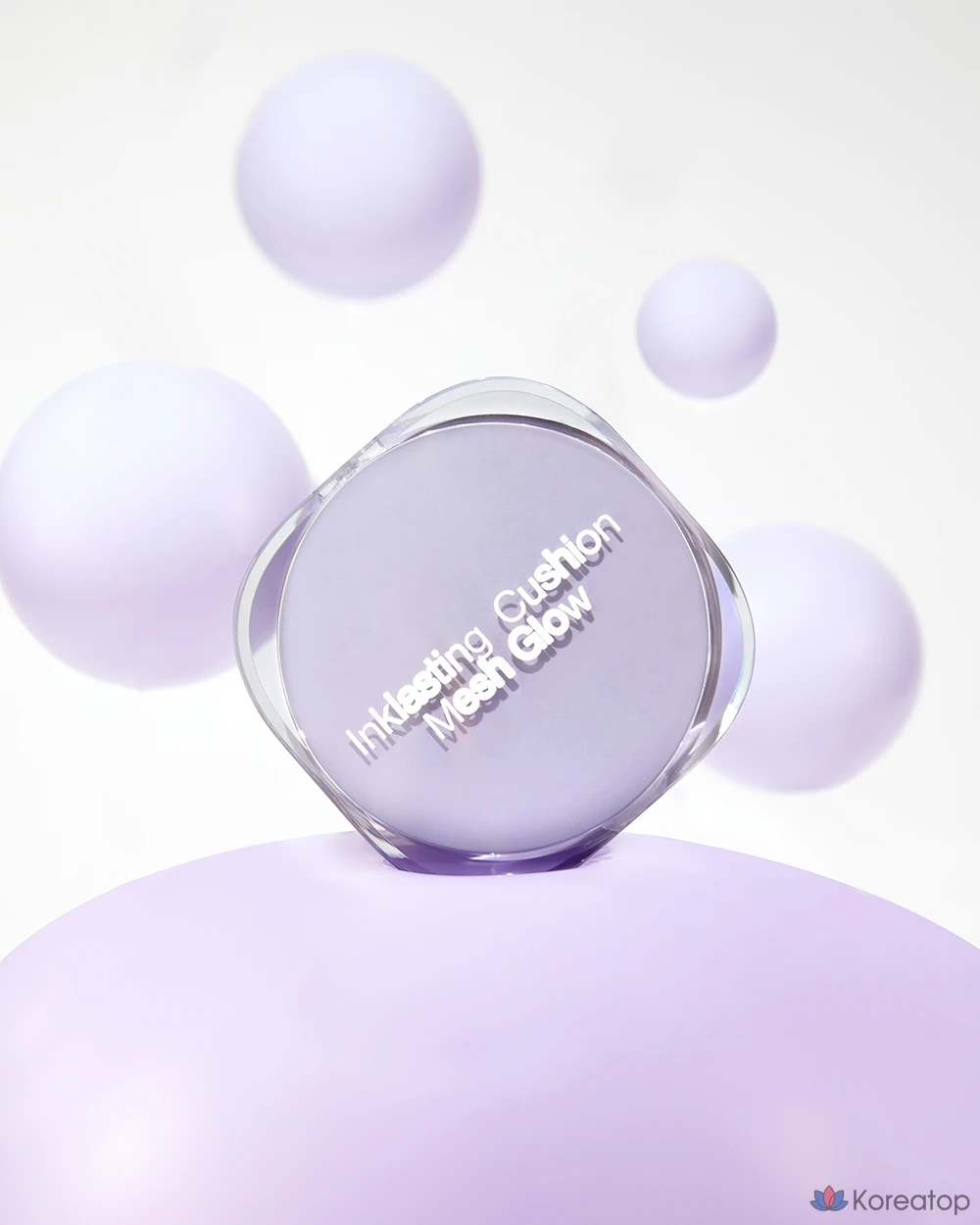 Тональный кушон The Face Shop Ink Lasting Cushion Mesh Glow, 12 г, N201 Абрикосово-бежевый, 1 шт., фото 2