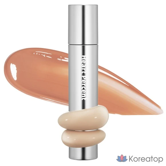 Тинт для губ Heart Percent Dot On Mood One Way Glow, 4 г, оттенок 01 Bare Nude, 1 шт.