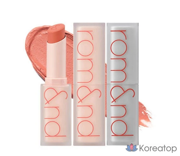 Матовая помада ROM&ND Zero, 1 шт., оттенок 09 Shell Nude, фото 8