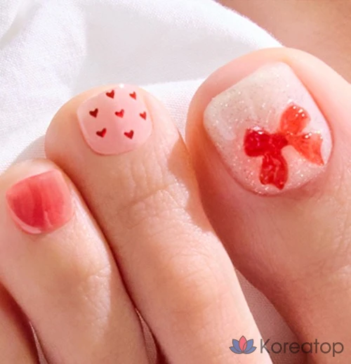 Набор для педикюра Ohora P Petit Lavin Pedi Set, оттенок Pink Red, 1 шт., фото 4