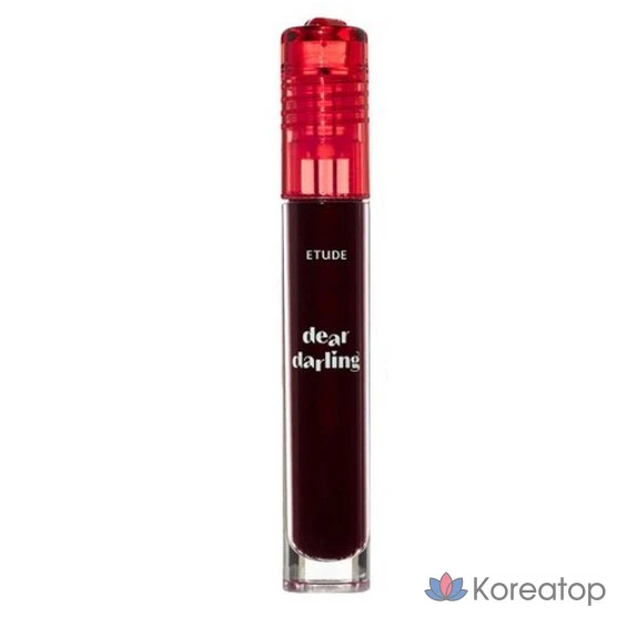 Etude House Dear Darling Water Gel Lip Tint, 4.5g, 05 DRACULA RED, 1 шт.