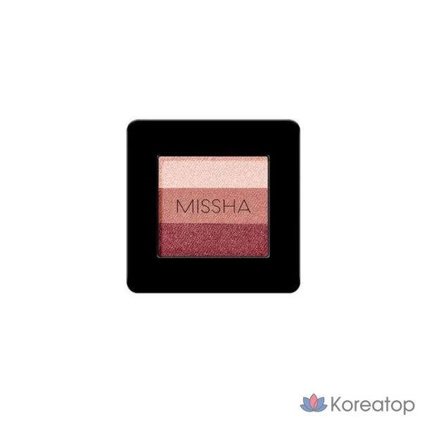 Тени для век Missha Triple Shadow 2 г, оттенок «Розовое фондю», 1 шт.