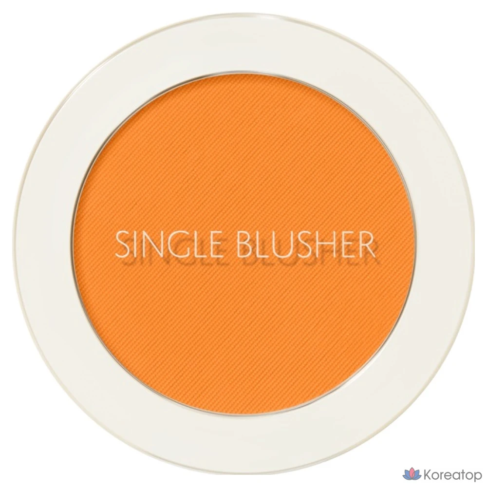 Румяна The Saem Saemmul Single Blusher 5 г, OR02 Selfie Orange, 1 шт.