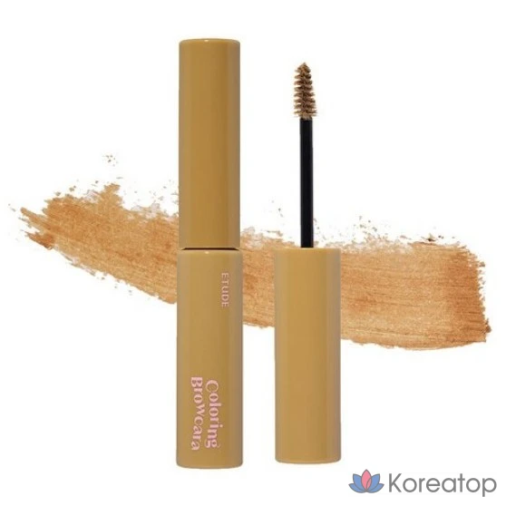 Etude House Drawing Eyes Coloring Browcara, 6 мл, 04 Светло-коричневый, 1 шт.