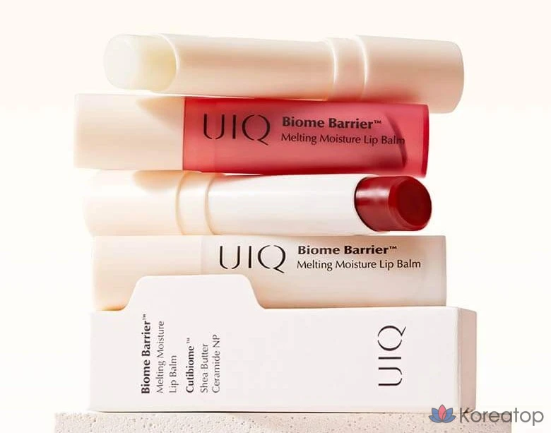 Увлажняющий бальзам для губ UIQ Biome Barrier Melting Moisture Lip Balm, розовый, 3,2 г, 1 шт., фото 8