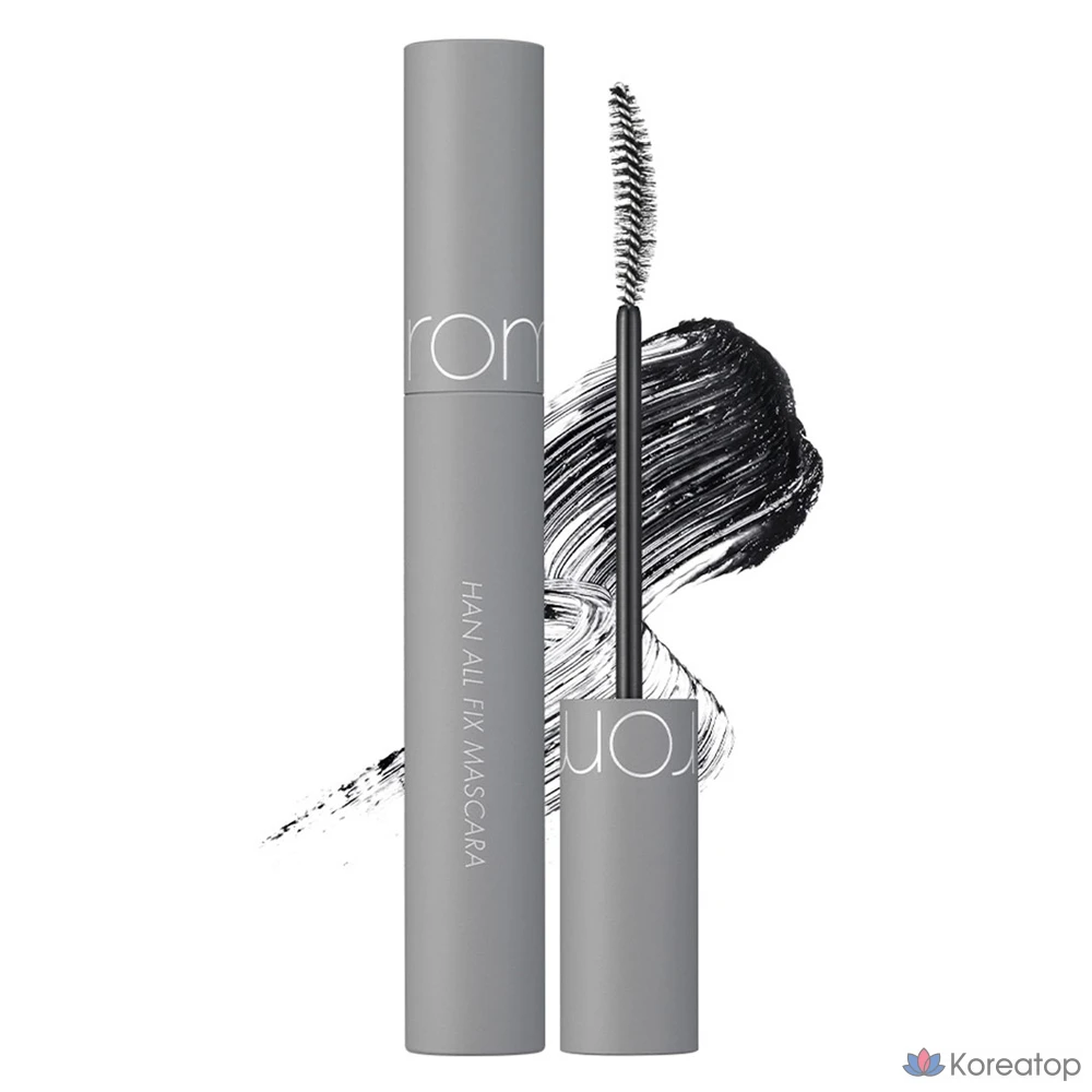 Тушь для ресниц ROM&amp;ND Hanol Fix, 7 г, L01, длинная черная, 1 шт.