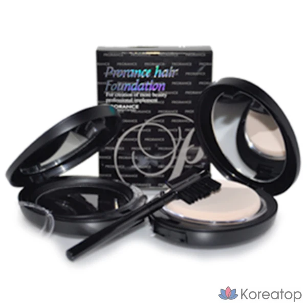 Тональный крем для волос Prorance для закрашивания седины, оттенок 01 темно-коричневый, 1 шт.