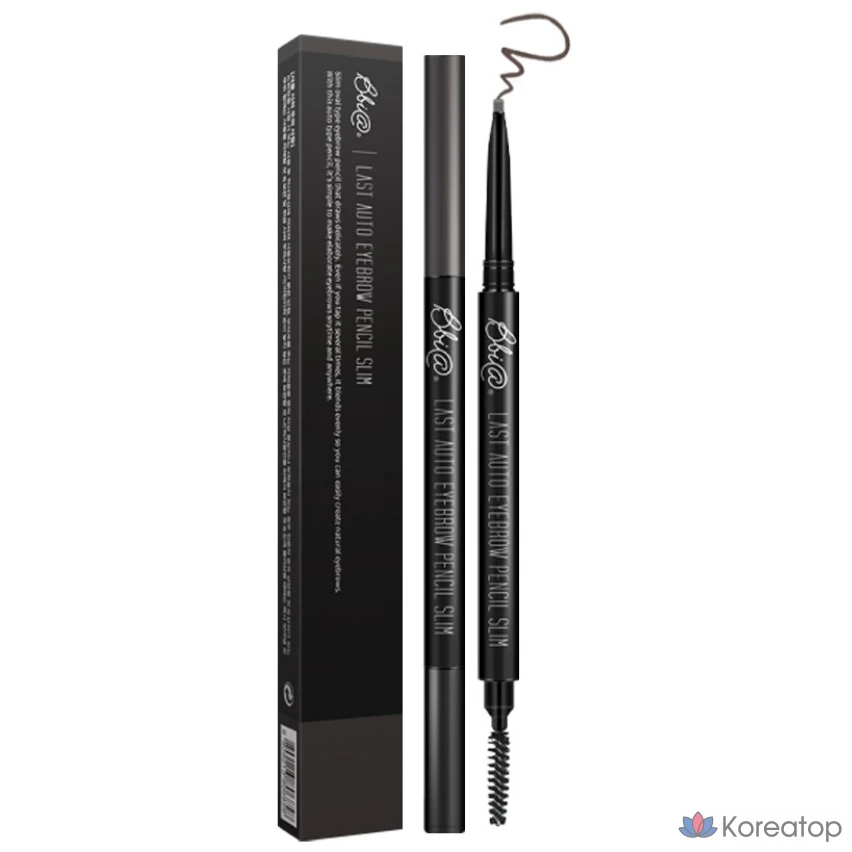Карандаш для бровей BBIA Last Auto Eyebrow Pencil Slim 0.06g, S1 Charcoal S, 1 шт.