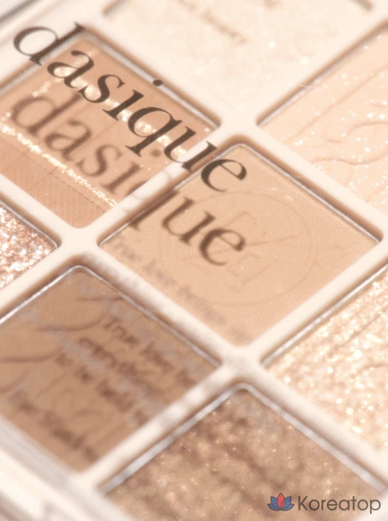 Палетка теней для век Dasique, 15 оттенков бежевого трикотажа, 1 шт., фото 5