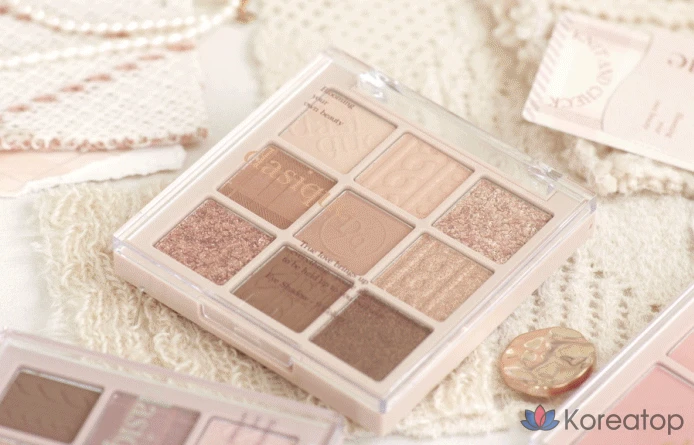 Палетка теней для век Dasique, 15 оттенков бежевого трикотажа, 1 шт., фото 7