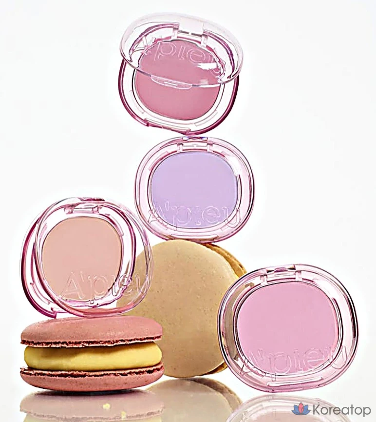 Румяна A'Pieu Juicy Pang Pastel, 3,7 г, VL01 Сиреневый хлопок, 1 шт., фото 5