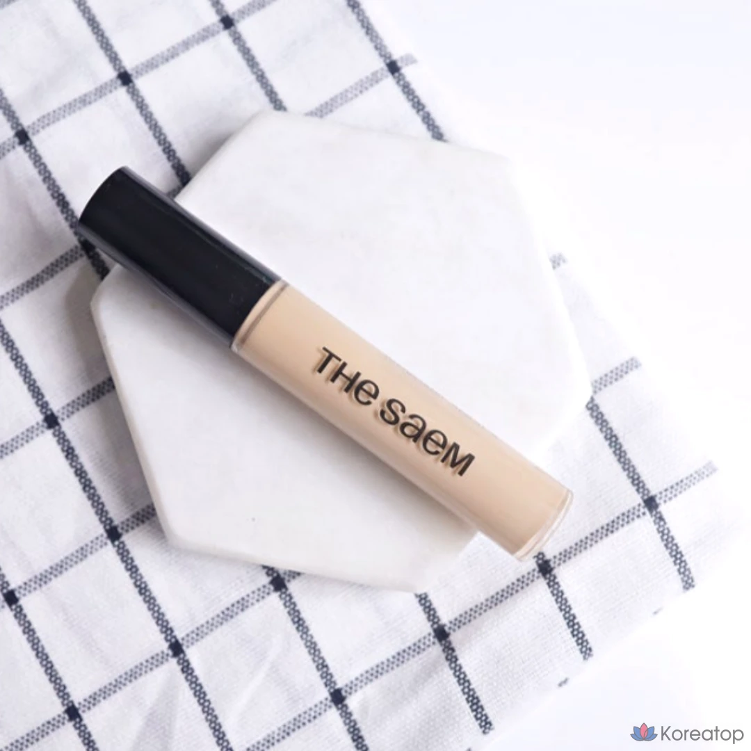 Консилер The Saem Cover Perfection Tip, 1 шт., оттенок 01 Clear Beige, фото 2