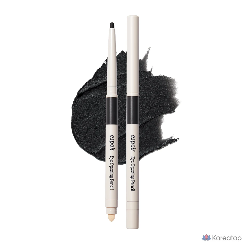 Подводка для глаз Espoir Eye Opening Pencil Liner, 0,3 г, 1 шт., оттенок Washed Black.