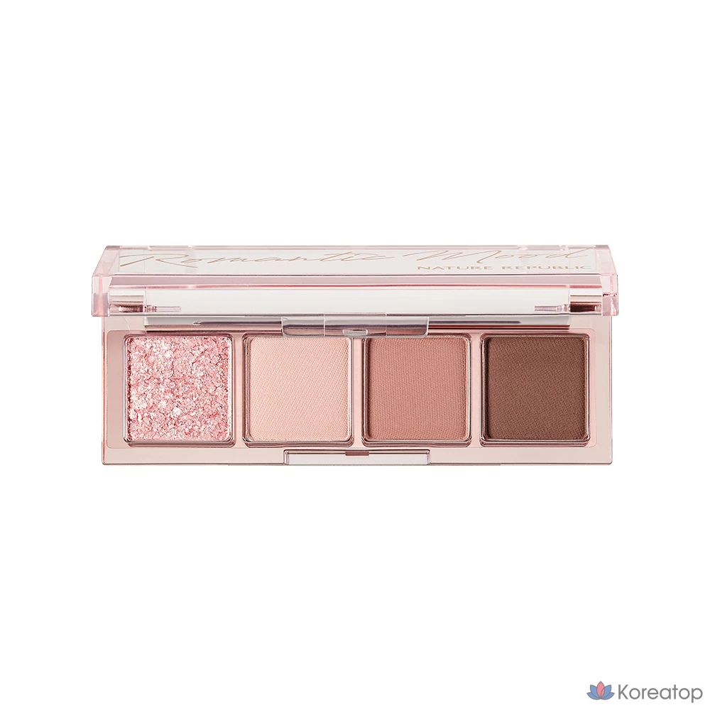 Палитра из 4 цветов Nature Republic Daily Basic, оттенок 02 Rose, 1 шт., фото 2