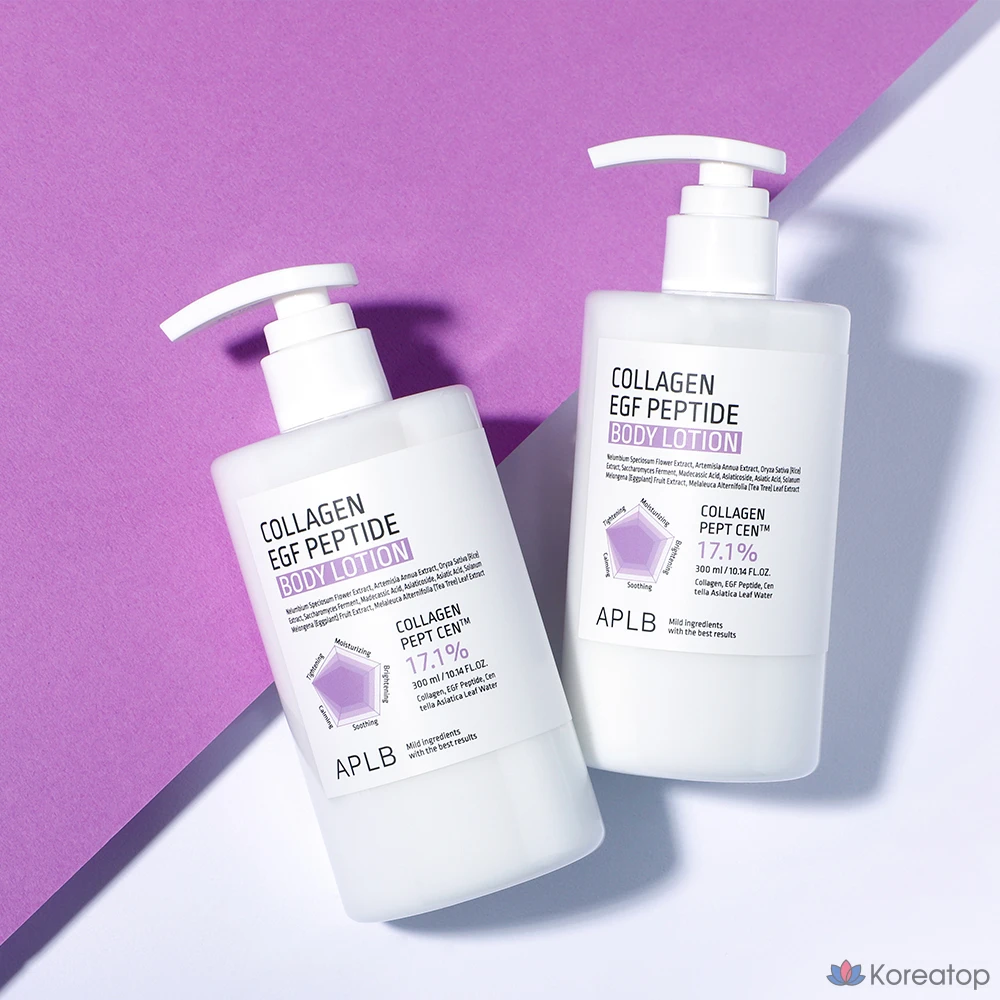 Лосьон для тела APLB с коллагеном и EGF-пептидами, 300 мл, 1 шт.