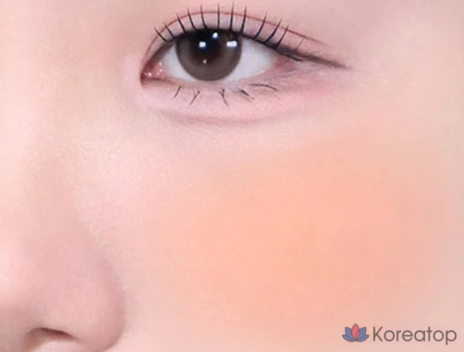 Румяна The Saem Saemmul Single Blusher 5 г, OR02 Selfie Orange, 1 шт., фото 2