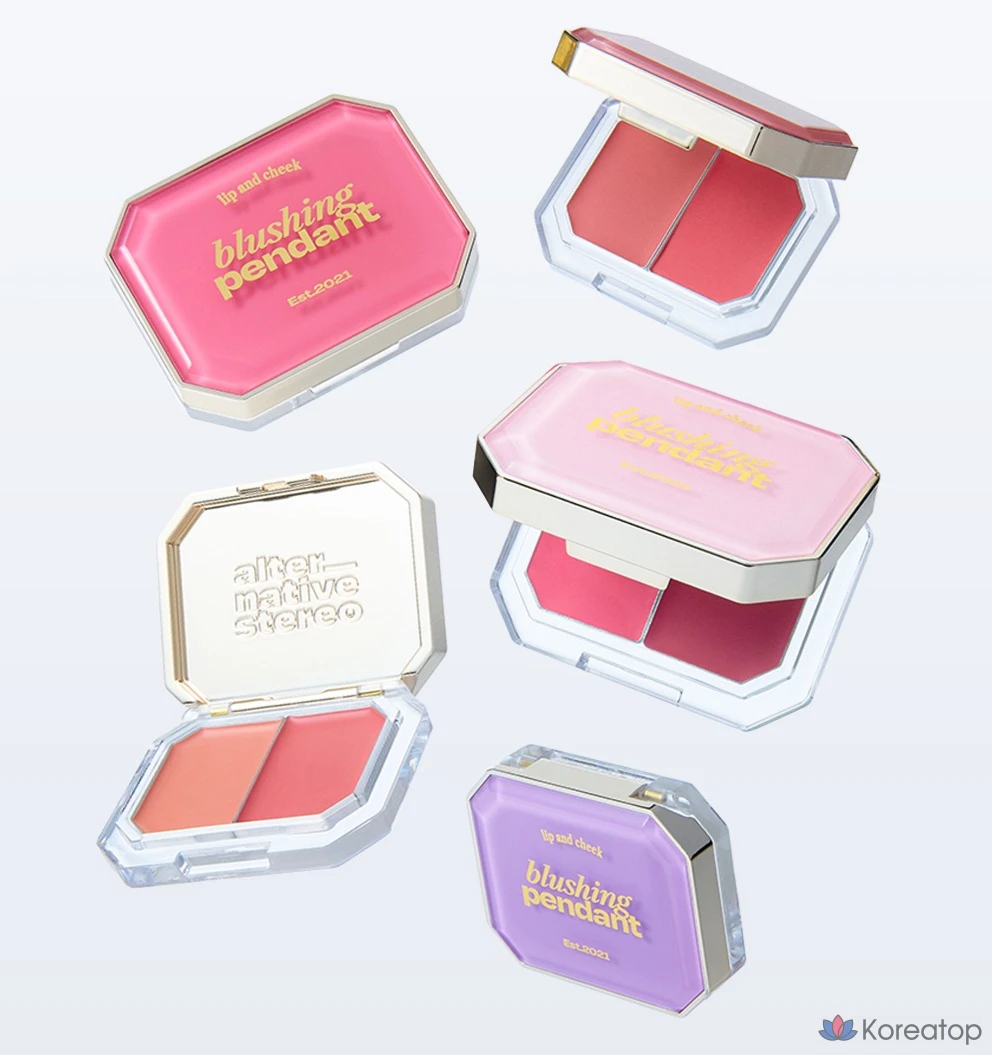 Альтернативный футляр для подвески «Blushing» от ALTERNATIVE STEREO, 2 розовые шпинели, 1 шт., фото 2