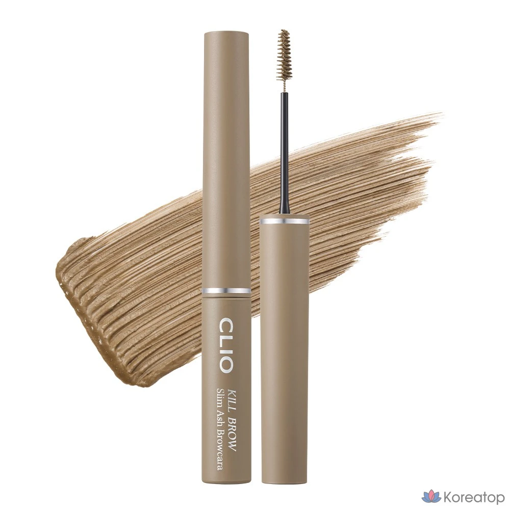 Тушь для бровей Clio Killbrow Slim Ash, 002 Light Ash, 1 шт.
