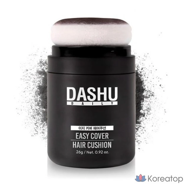 Накладные пряди для волос DASHU Daily Easy Cover Hair Cushion 26 г, ЧЕРНЫЙ ЦВЕТ (Натуральный черный), 1 шт.