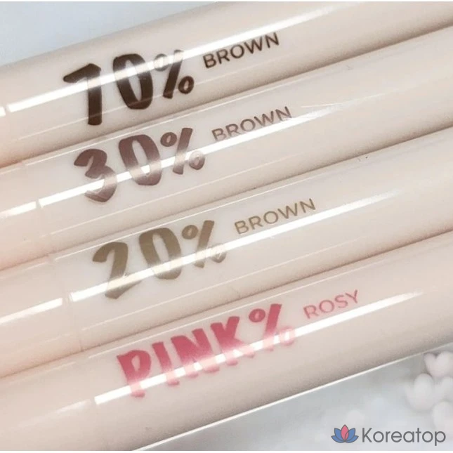 Подводка для создания теней Colorgram, 0,5 г, 6 цветов, натуральный оттенок, легкое нанесение, стойкая, производство Aegyo-sal, эффект двойного века, создание уголков губ, 06 70% серый, 1 шт.