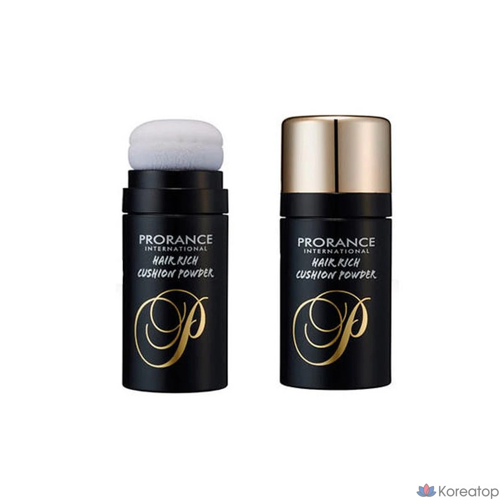 Пудра для волос Prorance Hair Rich Cushion Powder, черная, 1 шт.