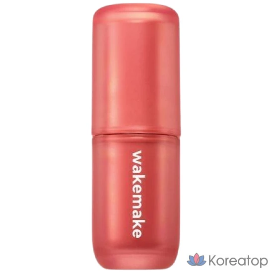 WAKEMAKE Water Blurring Layer Tint 8 Colors Увлажняющий блеск для губ, тонирующий точечный макияж губ, косметическая краска для губ, жидкий тонирующий бальзам для губ, яркий бальзам для губ, помада, 1 шт., 4,6 г, 03. Яркий цвет, пушистый цветок