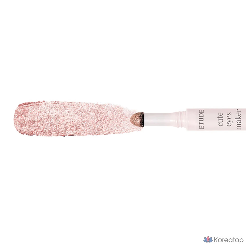 Подводка для глаз Etude House Aegyo-sal Maker Liner 0.1g + блестки 0.5g, оттенок «Розовый с мерцанием», 1 шт., фото 2