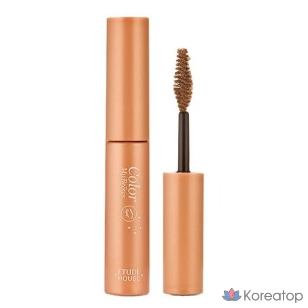 Тушь для ресниц Etude House Pure Lie Browcara Mascara 4,5 г, оттенок № 2, светло-коричневый, 1 шт.