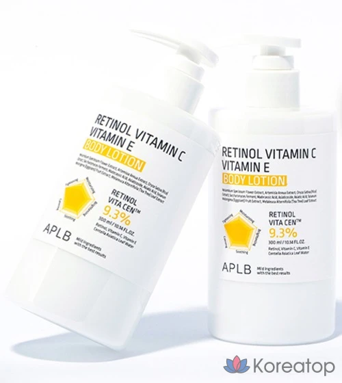 Лосьон для тела APLB Retinol Vitamin C Vitamin E, 300 мл, 1 шт.