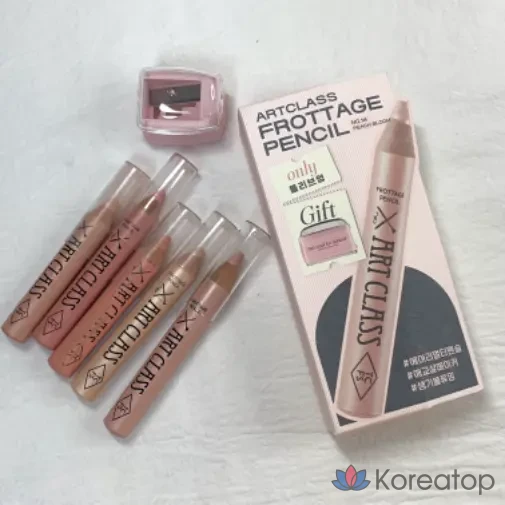 Карандаш для макияжа Too cool for school Frottage Pencil Multi-Pencil Aegyo-sal Highlighter Shadow Smooth Application, 01 Shining Linen, 1 шт., фото 3