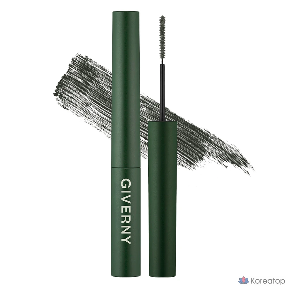 Тушь для ресниц Giverny Close-Fit Sensitive 3,5 г, оттенок 04 «Хаки-коричневый», 1 шт.