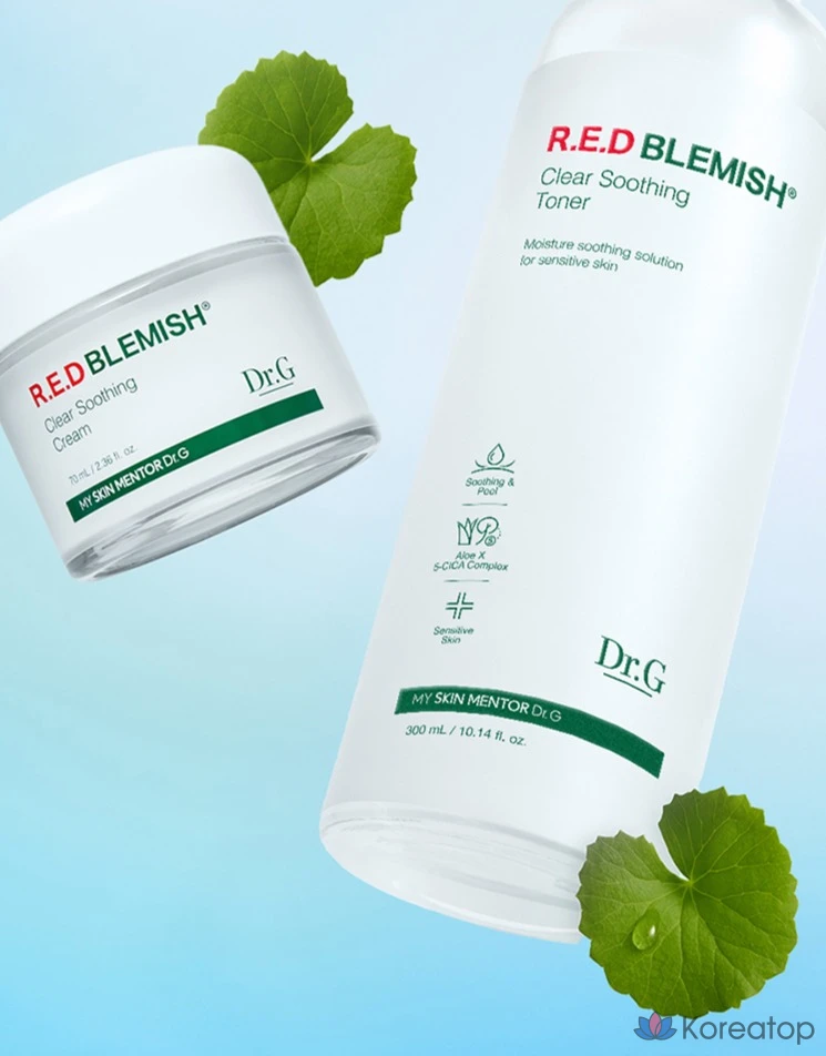 Успокаивающий тоник Dr. Ceuracle Red Blemish Clear, 300 мл, 1 шт., фото 8