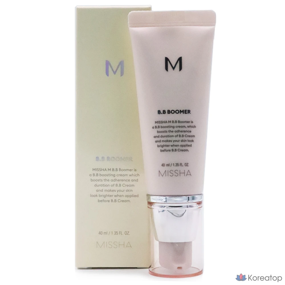 Missha M BB Boomer/BB-праймер/отбеливающий/против морщин, нежно-розовый, 1 шт.
