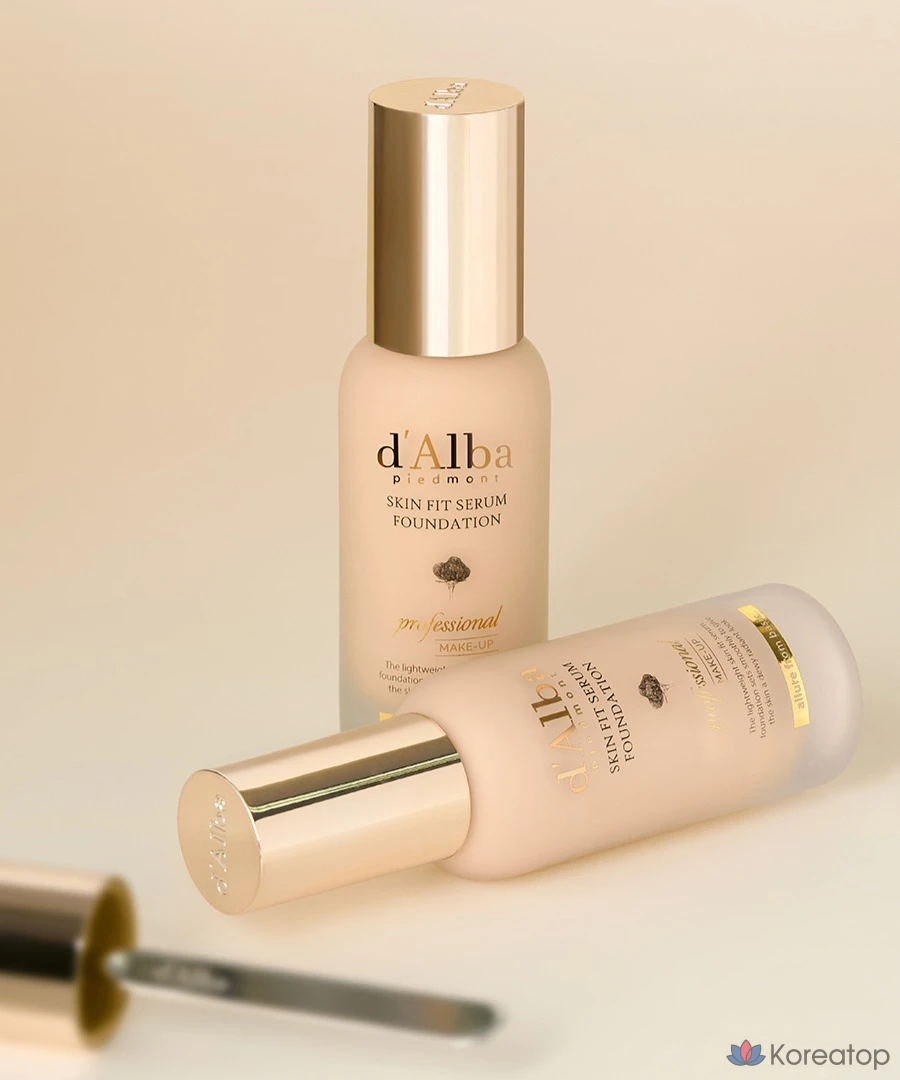 Шпатель для тональной основы D'alba Skin Fit Serum Foundation Spatula, 40 мл, 1 шт., № 21, фото 8