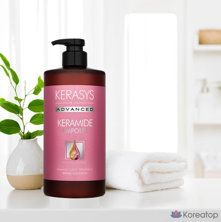 Средство для ухода за поврежденными волосами KeraSys Keramide Extreme Damage Hair Treatment, 1 л, 1 шт., фото 3